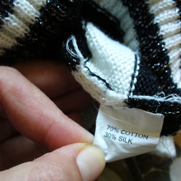 Cotton/silk light sweater Size M (#EV491) - Picture 4 of 4